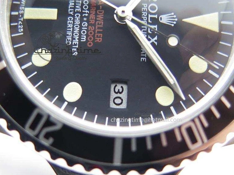 MiroTime 0501 SoftTouch Vintage Sea Dweller 1665 JKF Best Edition Double Red On Bracelet A 3980